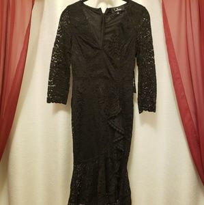 Beautiful black lace dress